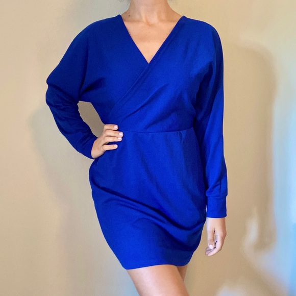 Blue Cocktail Dress - Picture 1 of 3